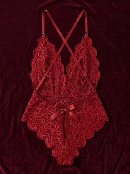 Rouge Dantelli Babydoll - arka görünüm