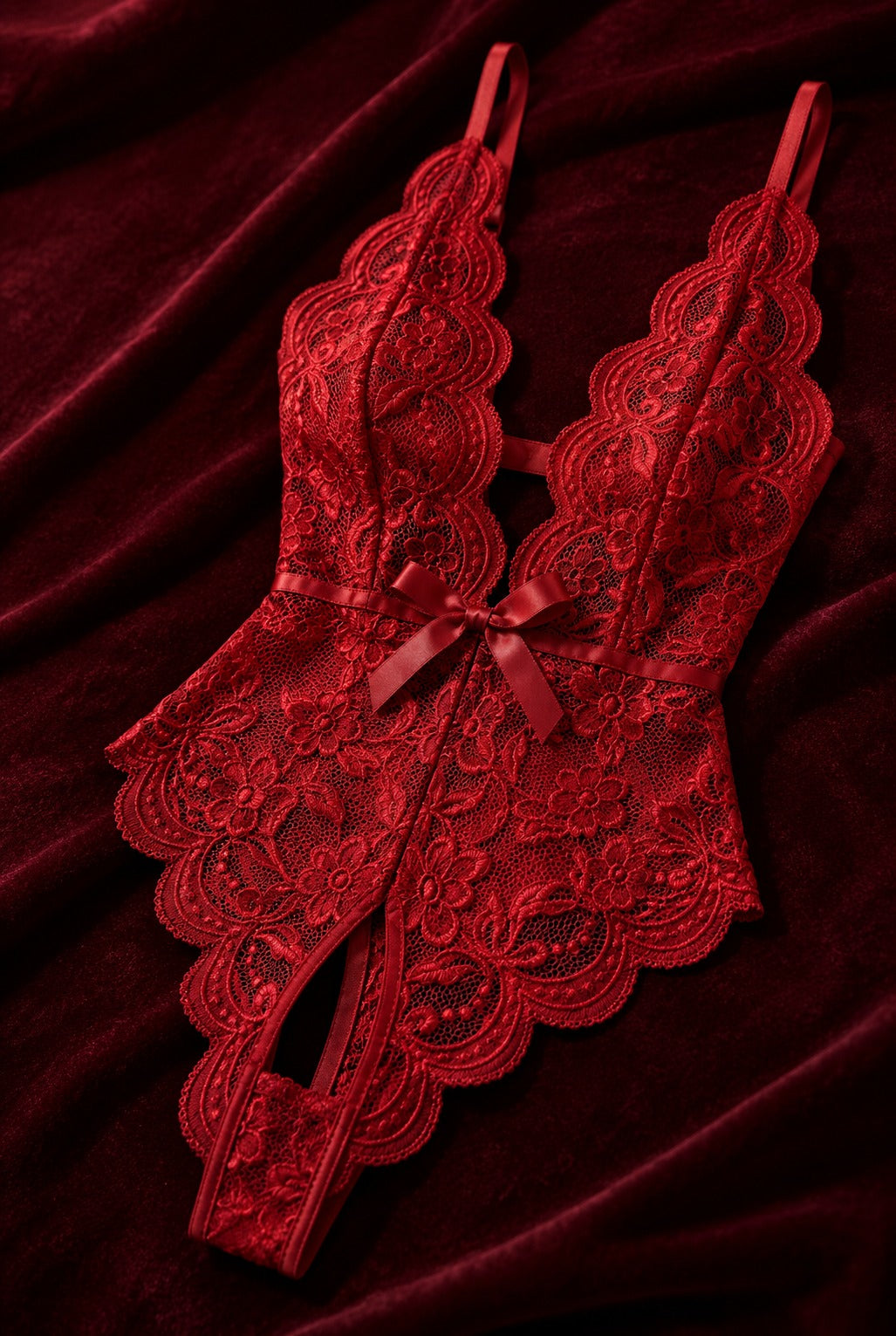 Rouge Dantelli Babydoll - detay görünüm